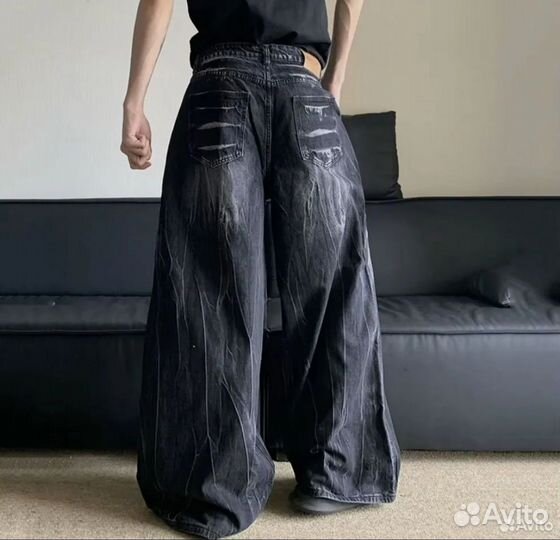 Balenciaga archive джинсы черные