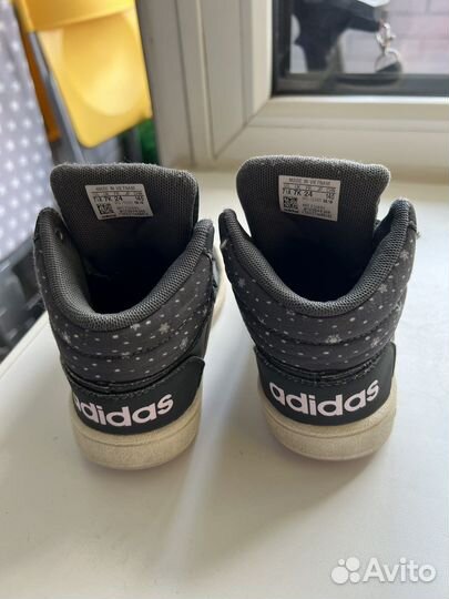 Кеды детские adidas высокие 16см