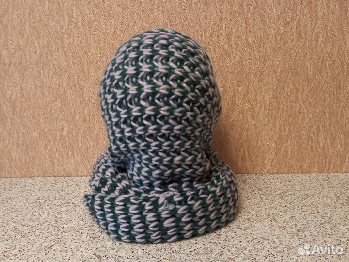 Шарф снуд вязаный