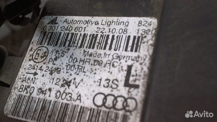 Фара (передняя) Audi A4 (B8), 2008