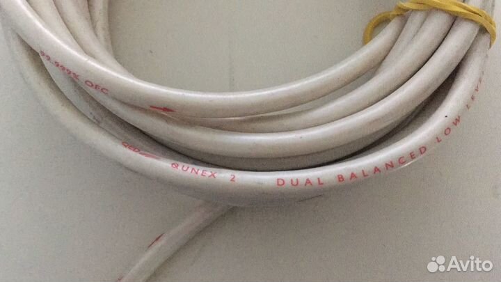 Межблочный кабель Qed Qunex 2, 2.5м (made in UK)