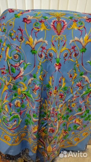 Павловопосадский платок шелковый