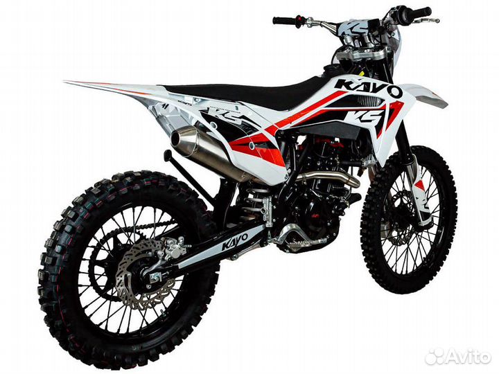 Мотоцикл кроссовый kayo K5 enduro 2118