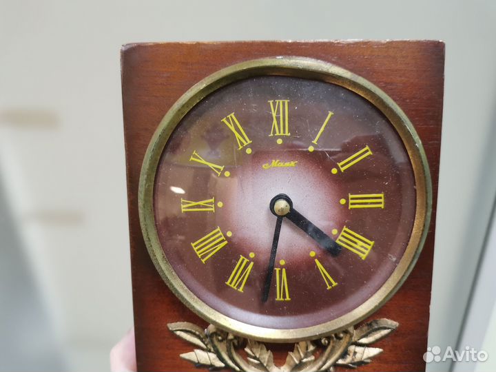 Часы каминные настольные механика Маяк СССР