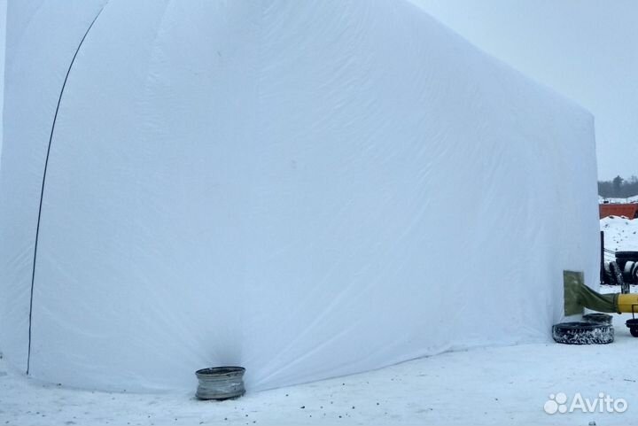 Бескаркасная палатка