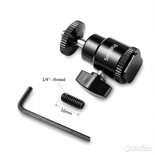 Шаровая головка с креплением Cold Shoe to 1/4