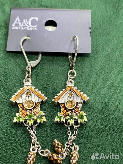 Серьги Arts&Crafts house