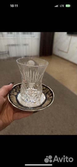 Стакан и блюдце