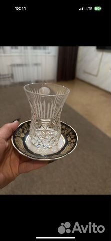 Стакан и блюдце