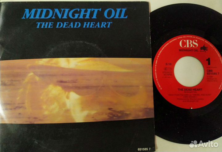 Midnight Oil The Dead Heart винил single