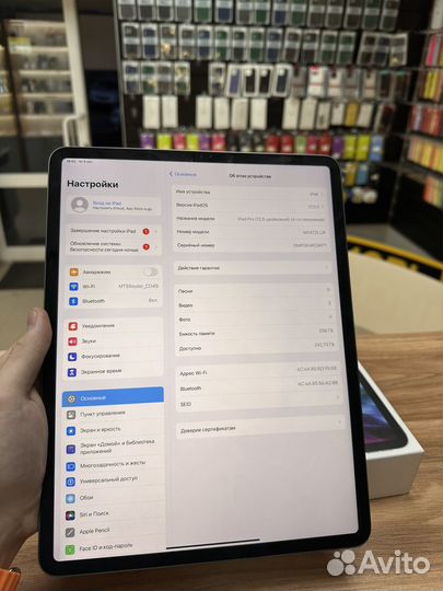 iPad Pro 12.9 4gen 256gb Space Gray