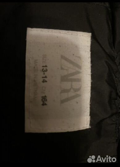 Пуховик Zara 164 см