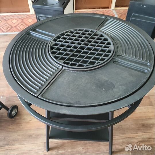 Гриль чугунный