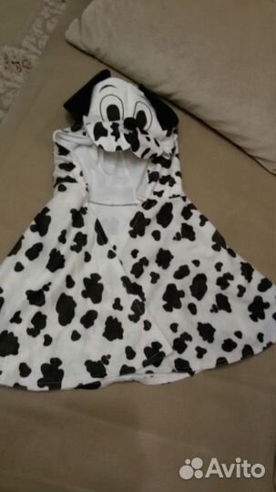 Новогодняя накидка долматинца р98-110