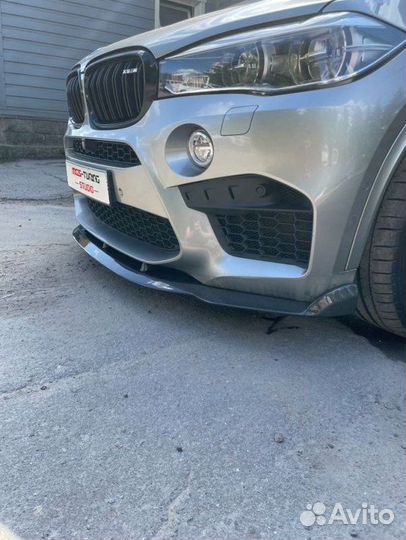 Губа Hamann карбон BMW X5M F85 хаманн ф85