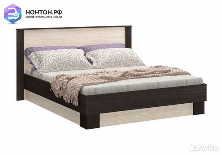 Кровать София 1.6 м венге / дуб белфорт