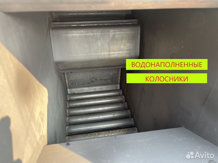 Котел утилизатор 15кВт Горит до 2дней Топка 48л