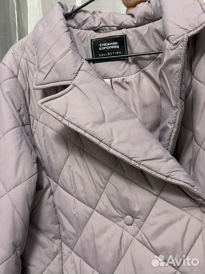 Стеганое пальто