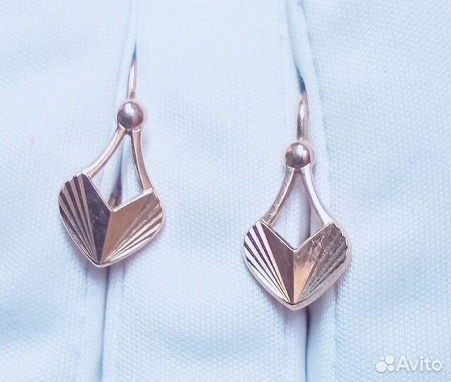 Серьги Золото