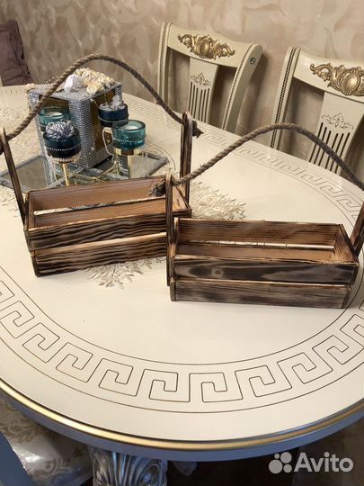 Декоративный деревянный ящик