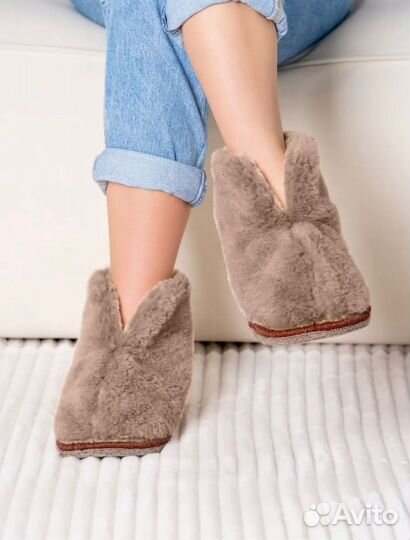 Чуни из овчини