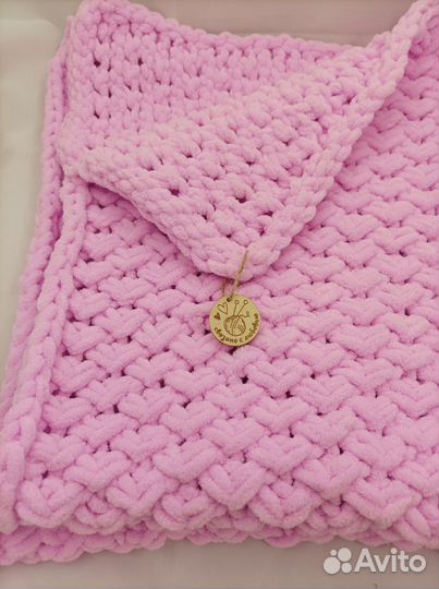 Плед из Alize puffy 