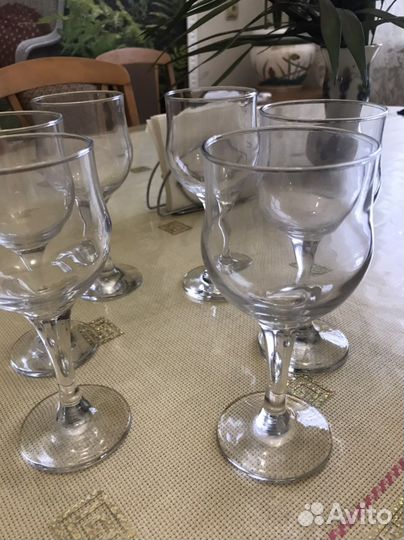Бокалы для вина 6 штук. Россия