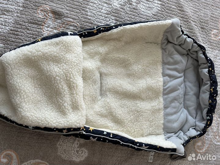 Зимний конверт в коляску