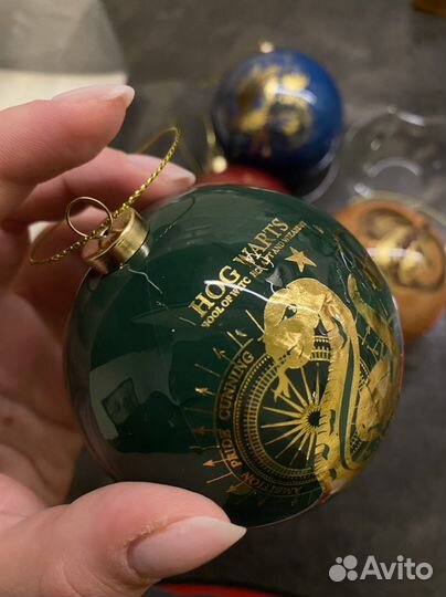 Елочные игрушки Гарри Поттер факультеты Хогвартс
