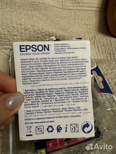 Картриджи epson оригинальные