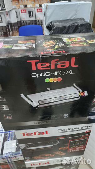 Гриль Tefal optigrill xl GC722D34
