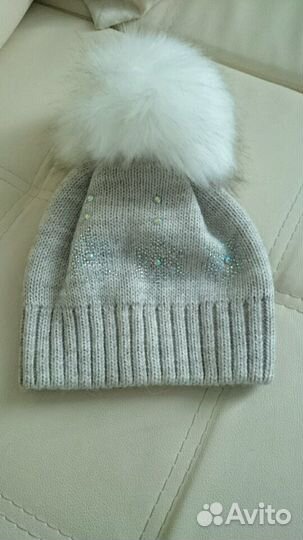 Шапочка теплая