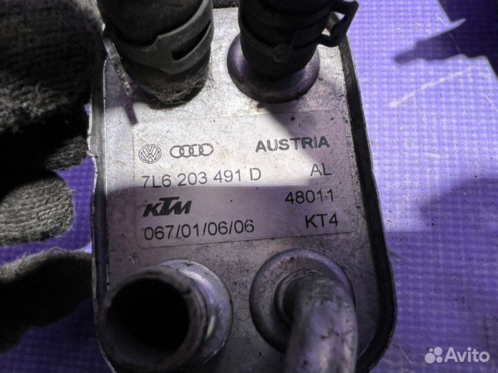 Теплообменник с магистралью Audi Q7 4L BUG 2006