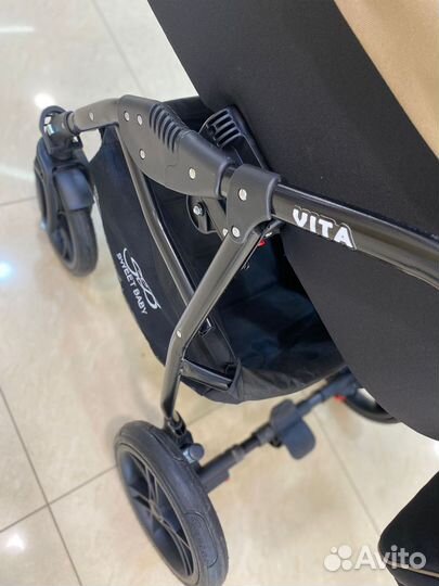 Коляска Sweet Baby 2в1 Vita Beige/Black