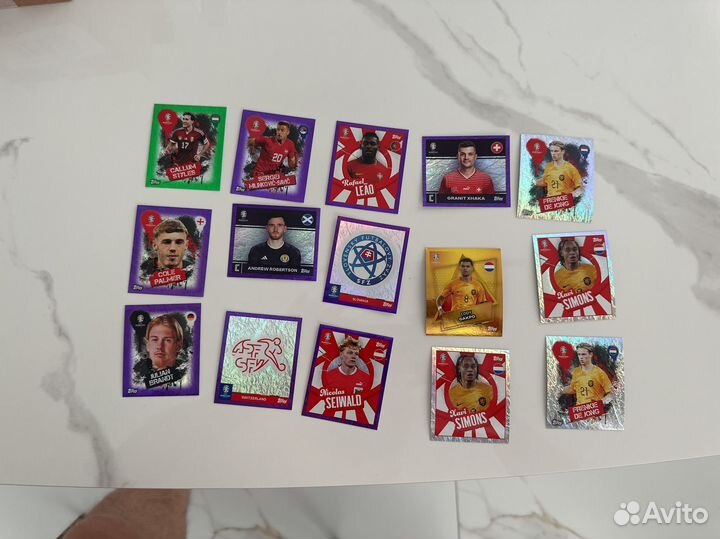 Наклейки topps euro 2024