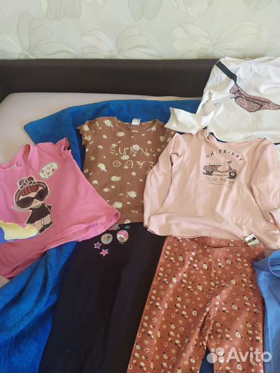 Гардероб для девочки 122-134, до 7-8 лет