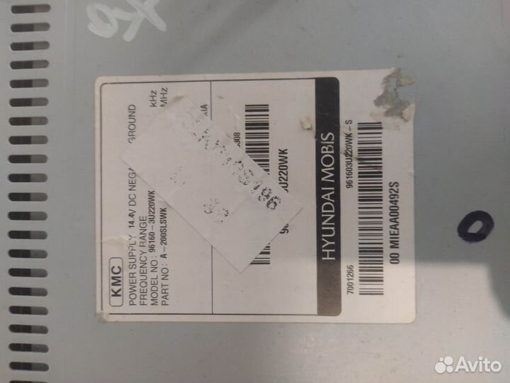 Штатная магнитола kia sportage 3