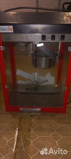 Аппарат для попкорна с тележкой