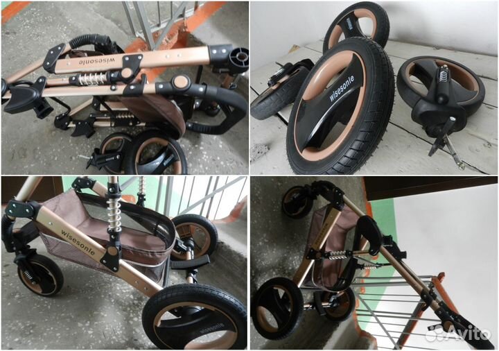 Коляска 3 в 1 Wisesonle с автолюлькой б/у 3 раза