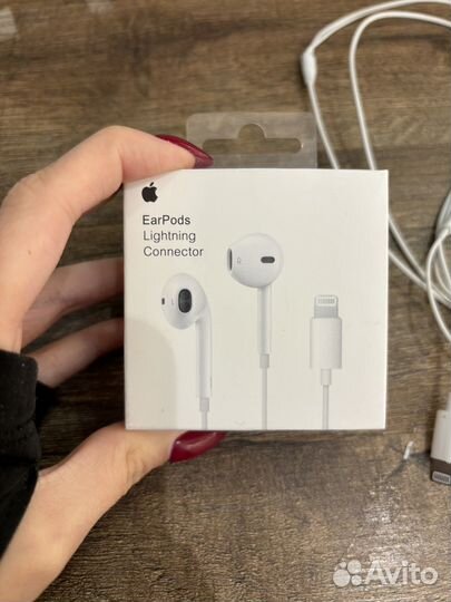 Наушники apple earpods lightning