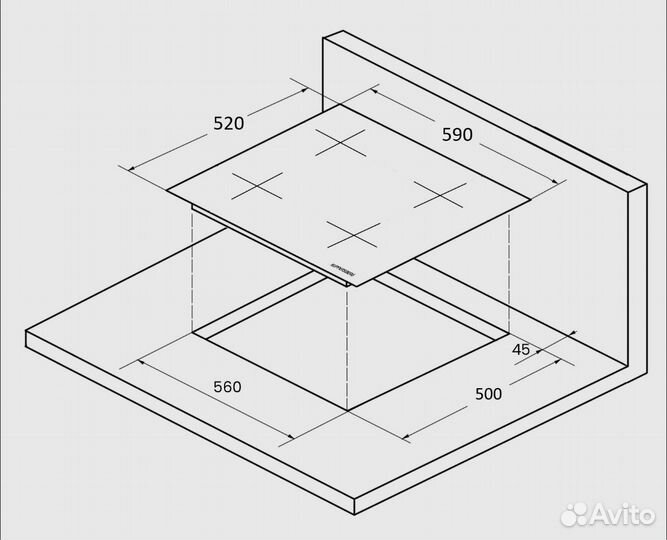 Индукционная плита kuppersberg