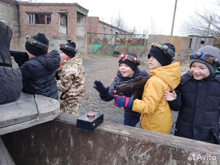 Лазертаг на Выезд, Любое место, 12 бойцов