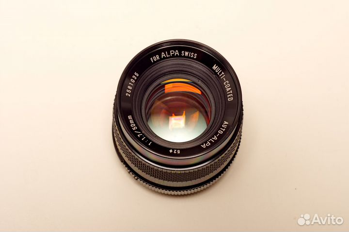 Объективы Xenon 1.9/50mm и Alpa 1.7/50mm