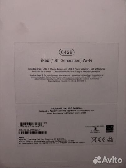 iPad 10 2022 64gb