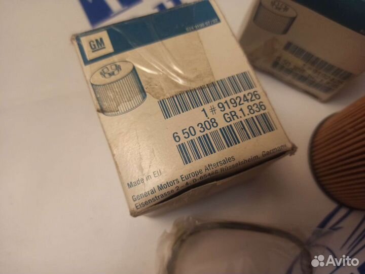 Фильтр маслянный GM 650 308 Opel