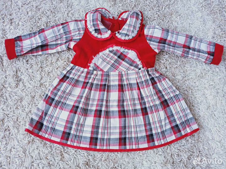 Платье для девочки 80 размер