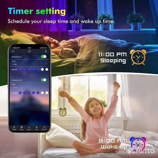 Светодиодная лента RGB 5050 USB 2835