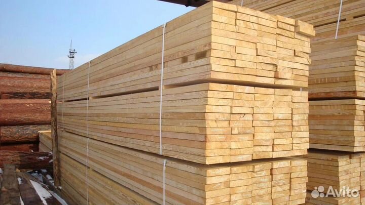 Доска обрезная естественной влажности