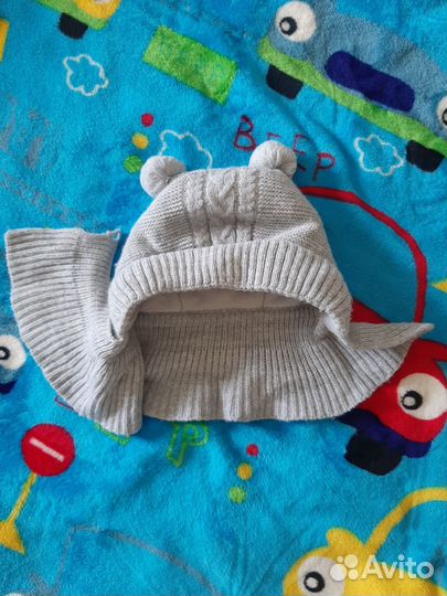 Шапка шлем зимний