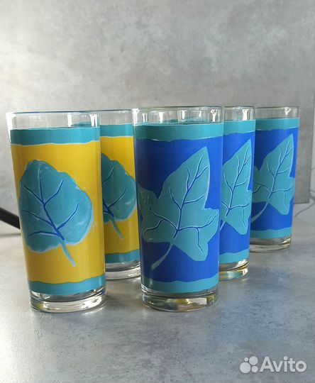 Стаканы стекло, набор 6 штук